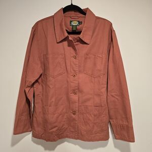 Vintage Cabelas Chore Barn Jacket Large Women Western Outdoor 90s Cottage Casual